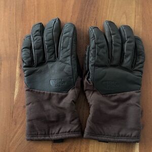The North Face Black and Brown Winter Gloves